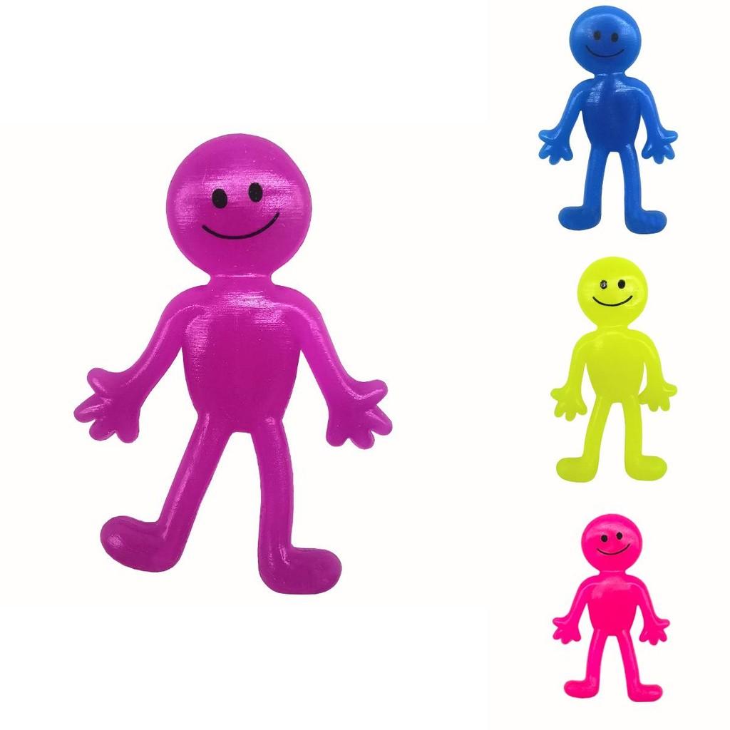Colorful Tpr Emoticon People Squeeze Toy Stretch And Relax With This Popular Cross-border Item