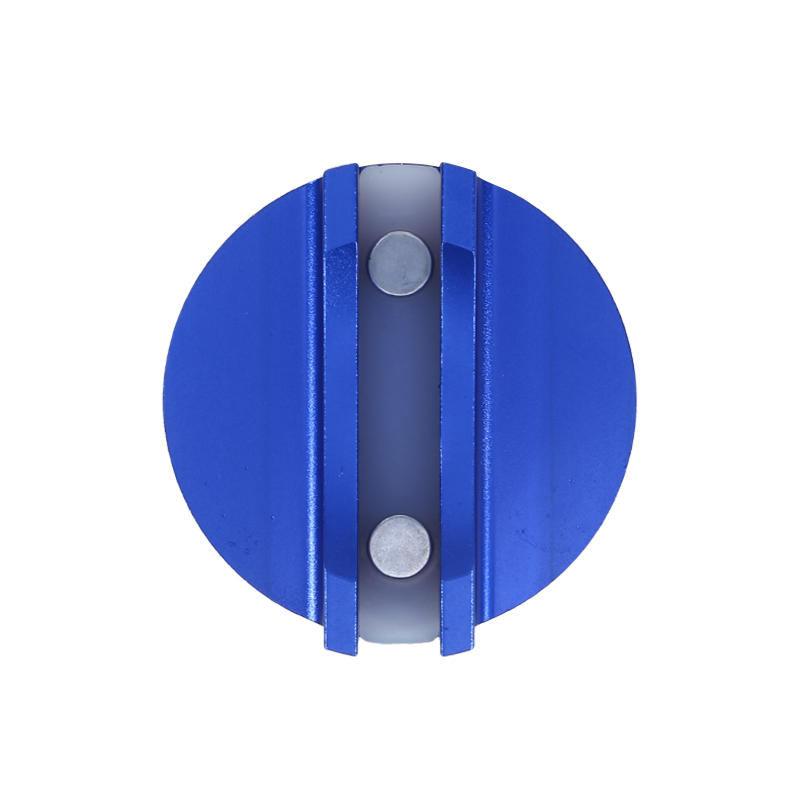 General Magnetic Jack Pad Magnetic Jack Pad Adapter Aluminum Slotted Jack Puck Pinch Weld Grooved Frame Rail Adapter for Car синий