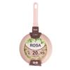 Pearl Metal Rosa Frying Pan, 20cm, Induction Compatible, Fluoropolymer Coating, HC-724