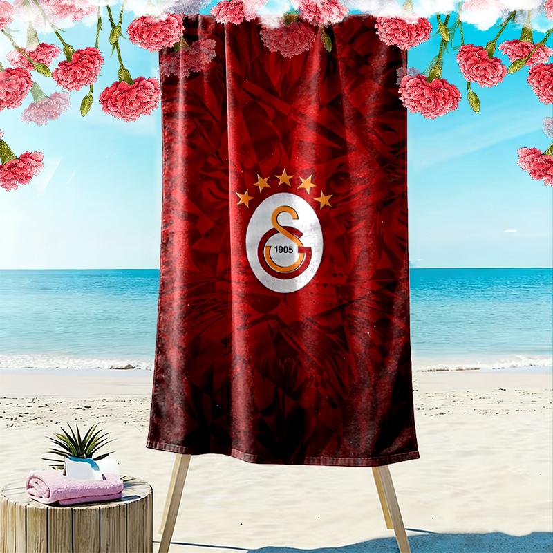 Asciugamano da Spiaggia Galatasaray SK, Un Must-have per Ogni Viaggio Perfetto, Regalo Perfetto per Compleanno, Vacanze per Famiglia e Amici