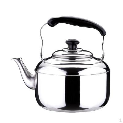 Kettle With Grooved Handle Stainless Steel Adjustable Non-Slip
