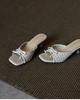Fashion Butterfly-knot Woman Slippers Fashion High Heel Slides Ladies Concise Party Dress Summer Shoes
