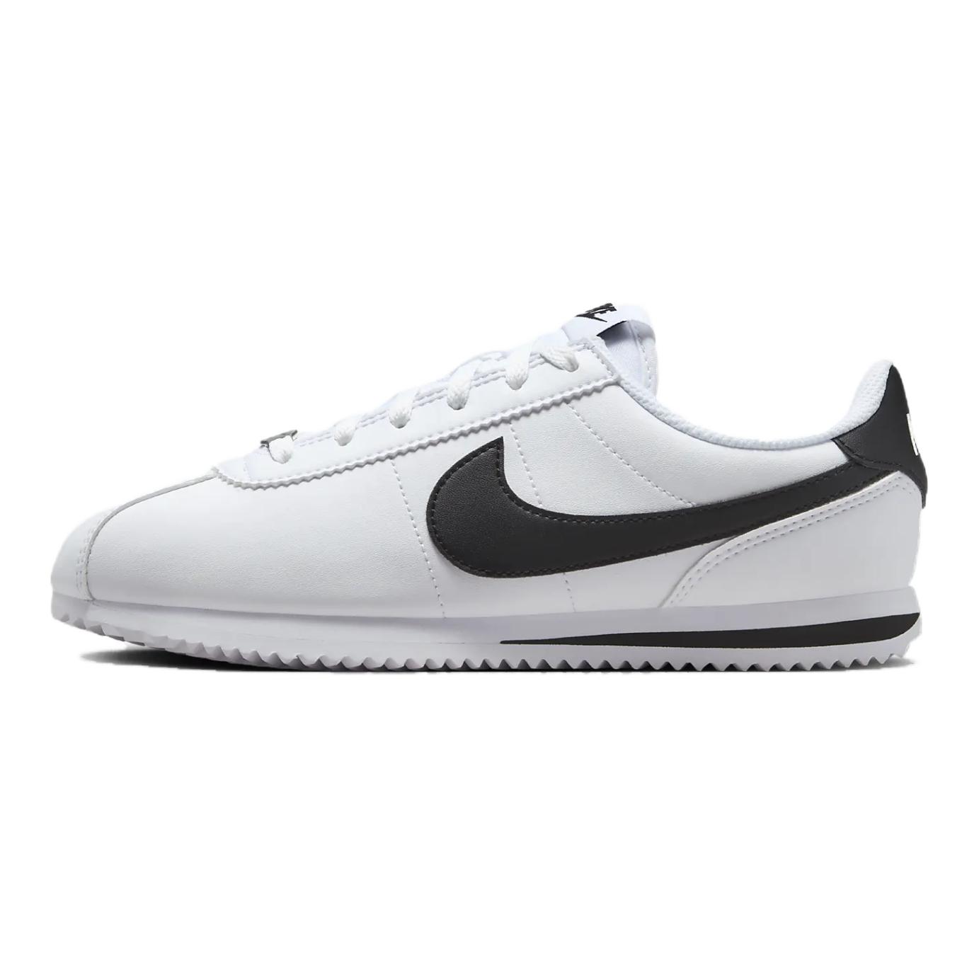 

Nike Cortez GS White Black Big Kids Lifestyle Shoes DM0950-108 32