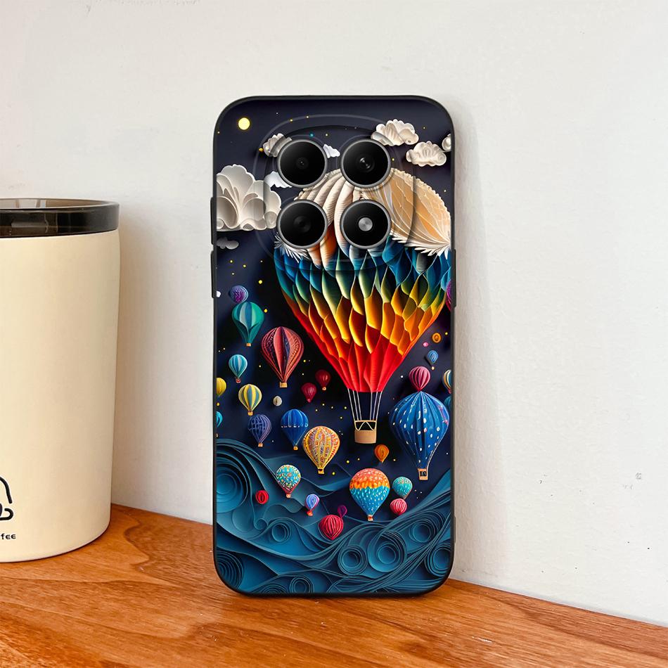 For Poco M8 Pro Case Cute Design Shockproof Phone Protector Soft Liquid Silicone High Quality Back Cover For Poco M 8 M8Pro Capa