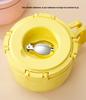 304 Stainless Steel Instant Noodle Bowl Set with Lid - Perfect for Dorms