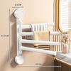 Rotating Swivel Towel Bar Multi-bar Bathroom Towel Rod Rust-proof Hanging Towel Holder  Living Room