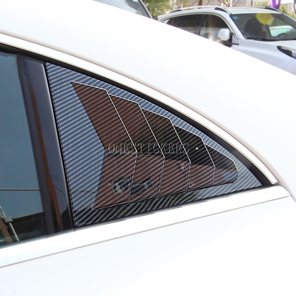 For Mercedes Benz CLA Class C118 W118 CLA180 200 220 260 AMG CLA35/45 2020-2022 Car Rear Window Triangle Louver Shutters Trim