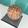 Acrylic Clear Basketball Display Case Soccer Display Stand Box Dustproof Showcases for Figures Toy Collectibles