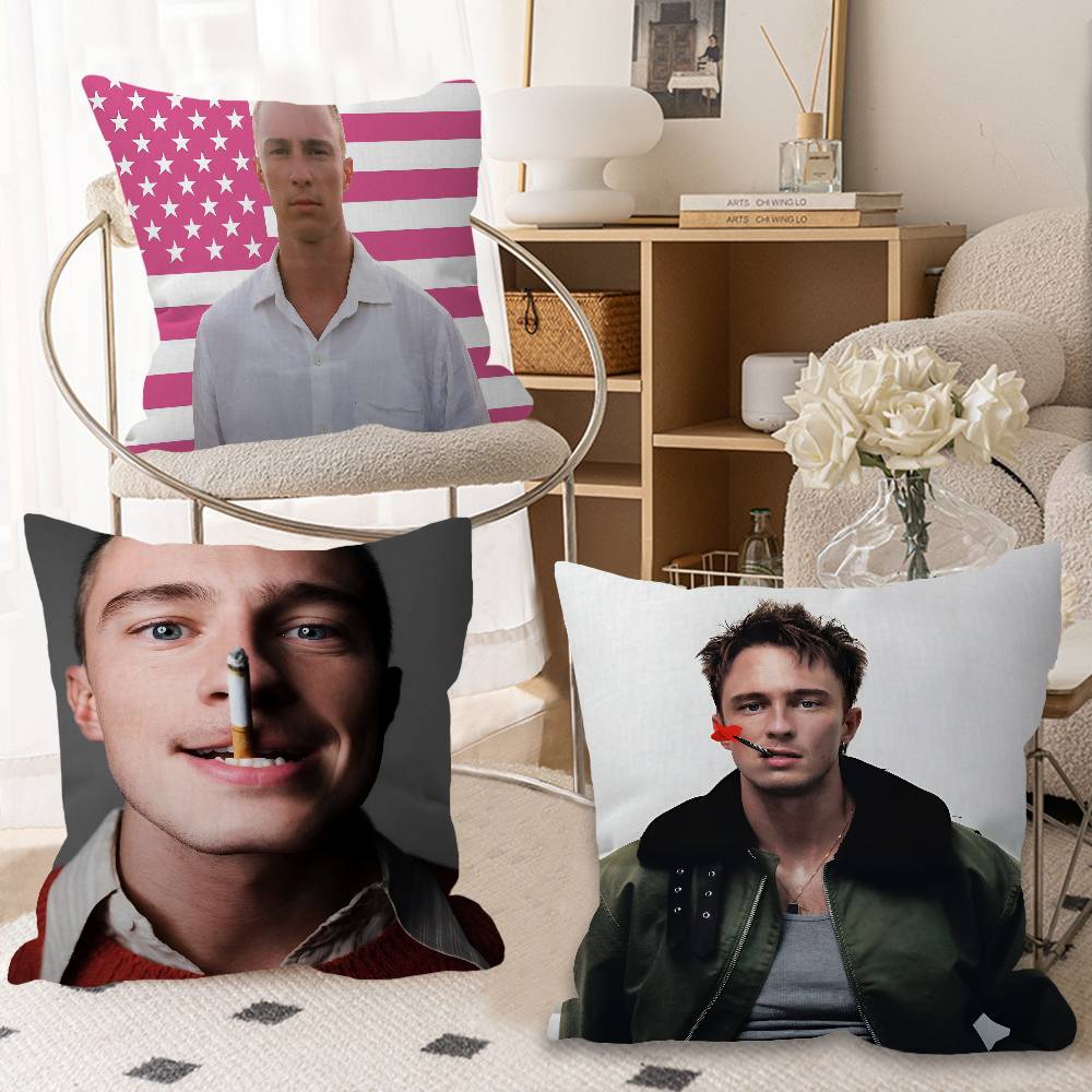 Actor DDrews Starkey Cushion Cover Car Throw Pillow Case For Sofa Car Christmas Gift xcm xcm