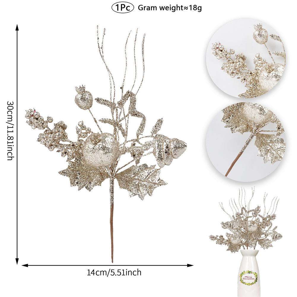 

Holiday Decorative Picks Set of 6 with Glitter Finish for Use in Christmas Tree Decorations and Tabletop Arrangements China Mainland