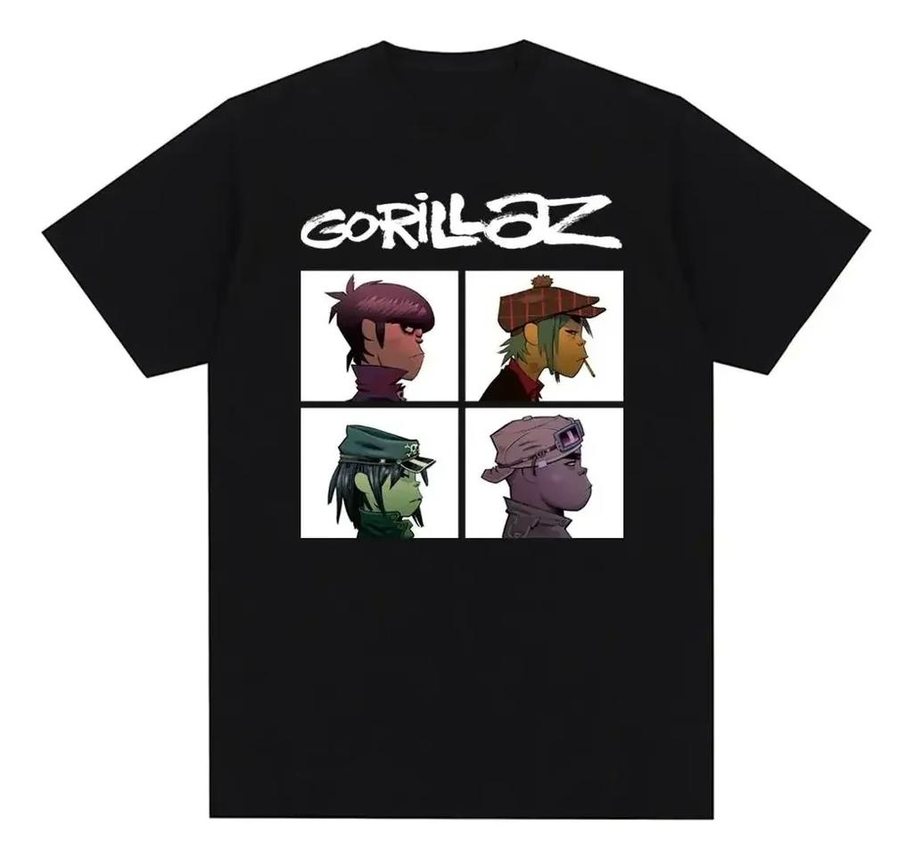 Punk Rock Band Grafikdruck Sommer Herbst Winter Herren und Damen Kurzarm T-Shirt Lässig Locker Outdoor Straße