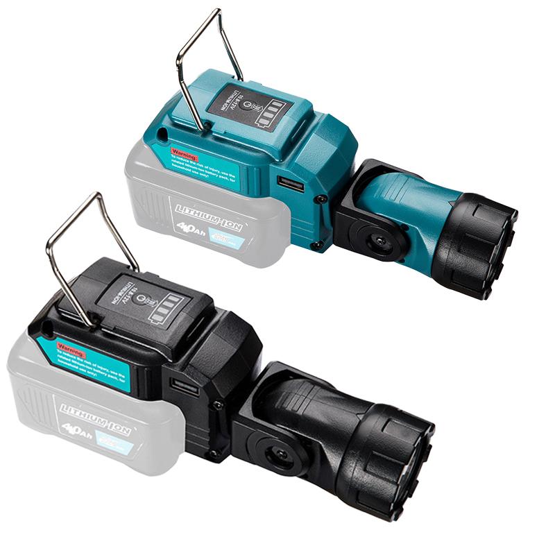 MT Universal Rotating Light for Makita 10.8-12V Flush Mount Li-Ion Batteries DCL510 Flashlight Work Light for Emergency Lighting