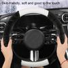 Furry Steering Wheel Cover Soft Automobile Steering Wheel Protector For Winter Car Decoration 38cm/14.96inch Anti-Slip Car