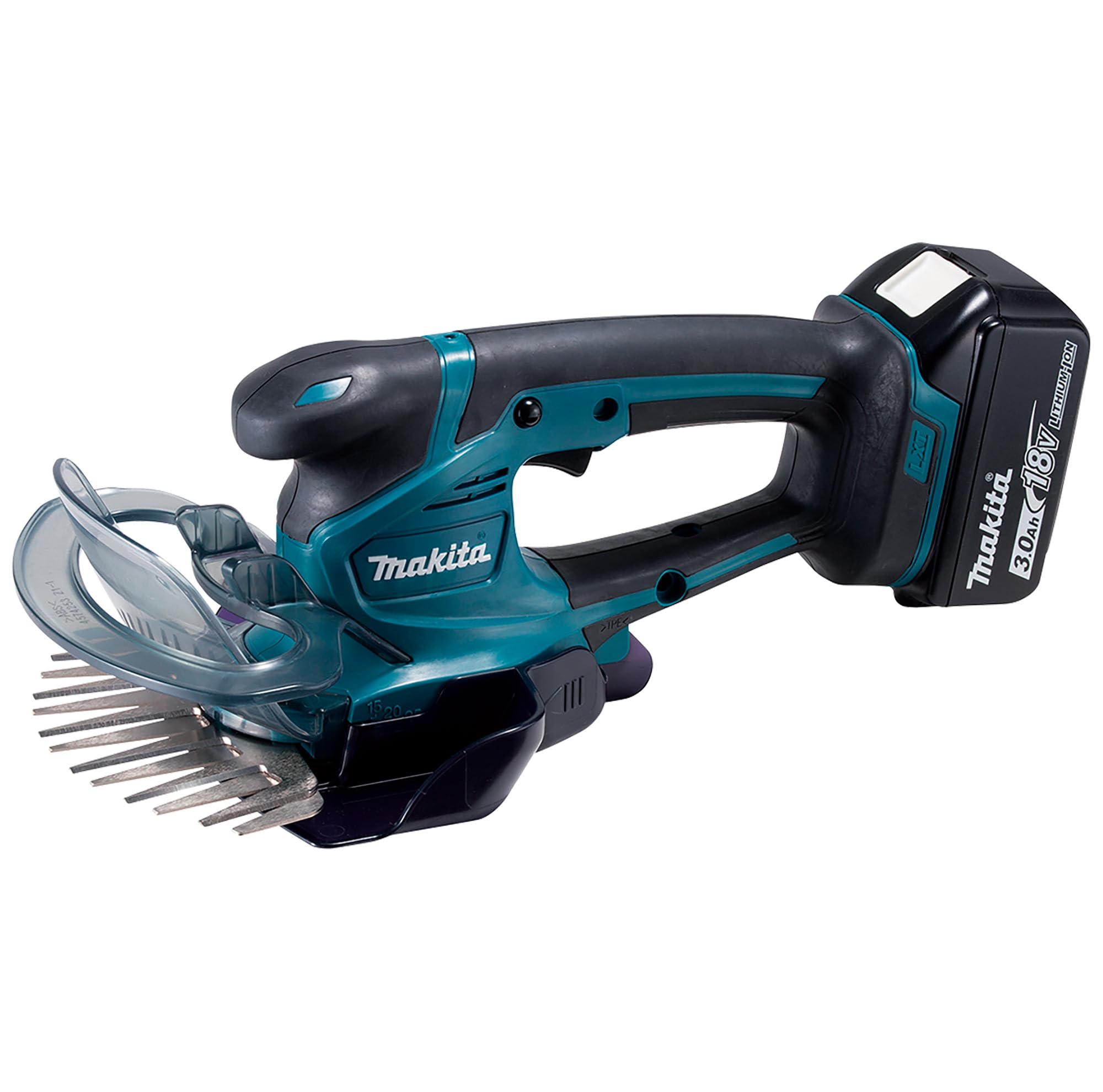 

Makita 160mm Cordless Lawn 18V with Battery and MUM604DWF Trimmer, 3Ah, Charger, синій