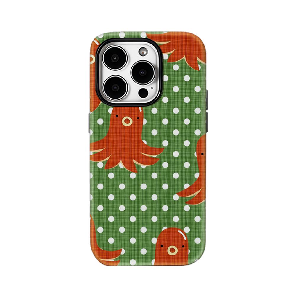 

Polka - Dot Octopus Fun Phone Case for IPhone 17AIR 16E 16 15 14 13 12 11 17 Pro Max Plus Double-layer Back Cover IPHONE17PRO