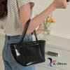 Dvojfarebná štvorcová mini taška obdĺžniková tote crossbody kožená telefónna strieborná taška cez rameno