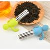 Stainless Steel Tea Infuser Kitchen Accessory Household Use Reusable Metal Makeup Brushes  Massage Kitchen Dining Bar Garden