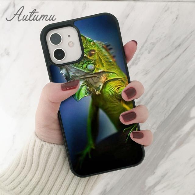 Gecko Lizard Phone Case for iPhone 11 12 13 14 Pro Max mini X XR XS SE 2020 5 6S 7 8 Plus Samsung Galaxy S21 S22 Cover shell