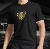 King Bitcoin with Lightning Active T-Shirt Funny Size Mode American T-shirt