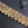 Golden Rutilated Quartz Crystal Beads for DIY Jewelry Accessories