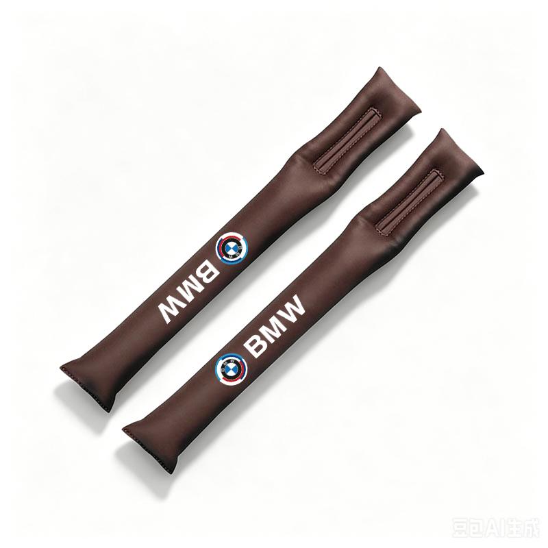 2Pcs Car Seat Gap Filler Strip Soft Pads Leather For BMW E46 E90 E60 F30 F10 E39 E36 F20 G20 G30 E92 E87 E91 X5 E70 F11 E30 F31 VM4