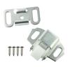 10Pcs Home Wardrobe Door Buckle Flat Bottom Low Leg Door Clip Cabinet Door Latches Heavy Duty Roller Catches Enduring