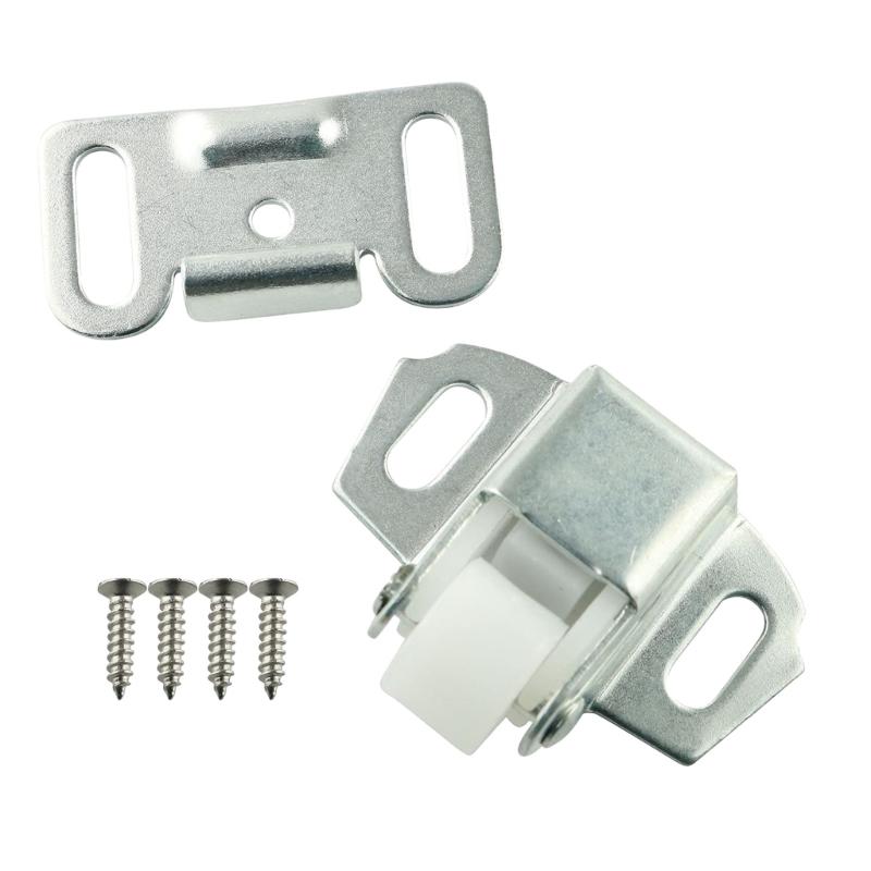 10Pcs Home Wardrobe Door Buckle Flat Bottom Low Leg Door Clip Cabinet Door Latches Heavy Duty Roller Catches Enduring