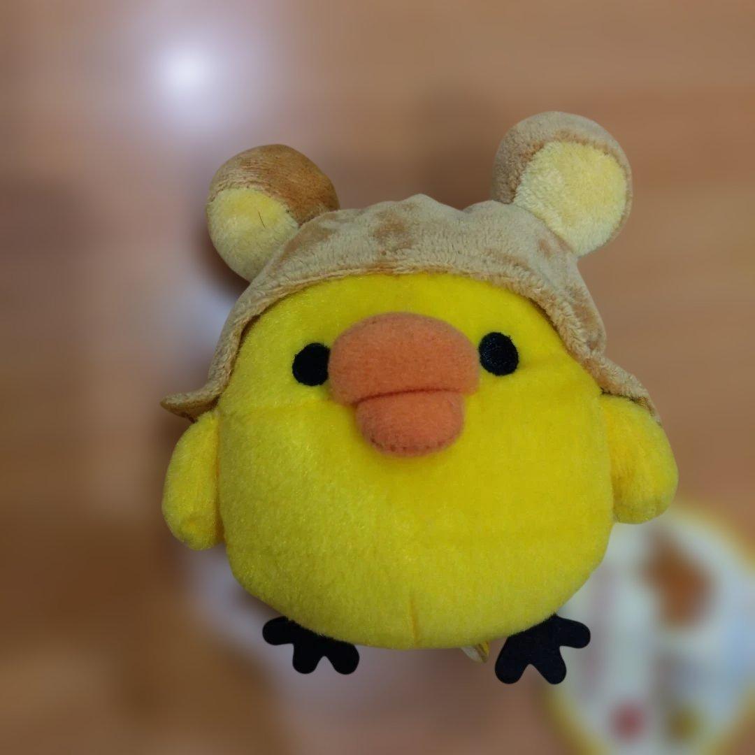 Rilakkuma with Korilakkuma Kiiroitori Plush Mane Mascot