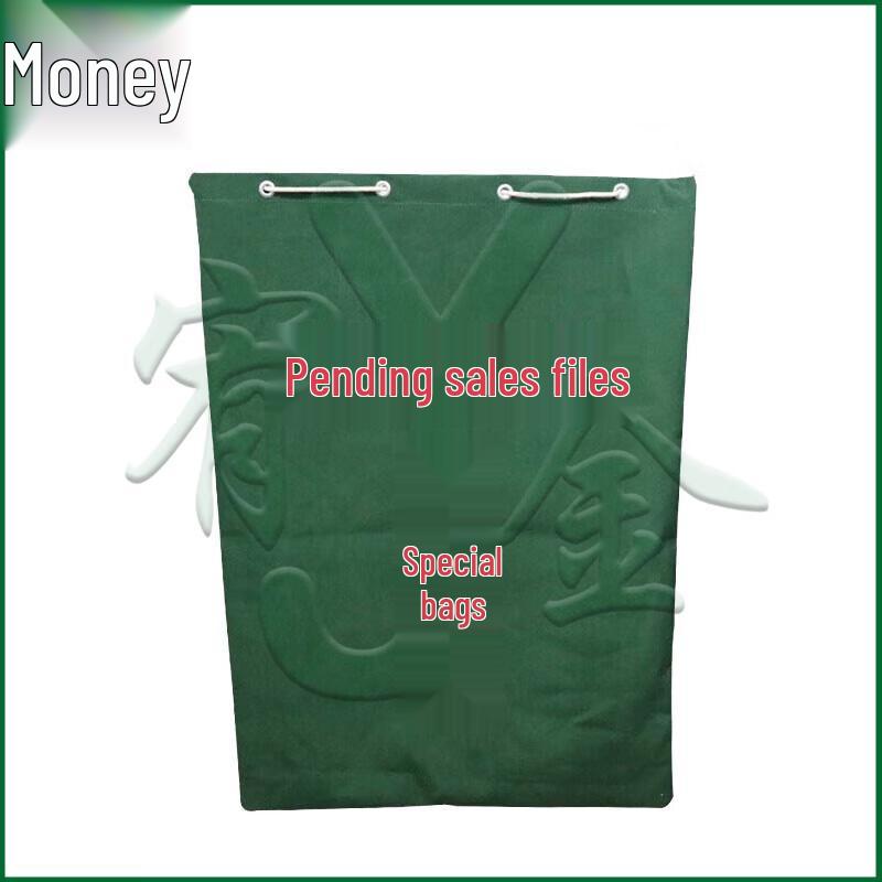 Heavy-Duty Canvas Confidential Document Bags