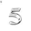 Plated House Door Plaque Address Number Digit Figure Plate Sign Hotel Home Decor