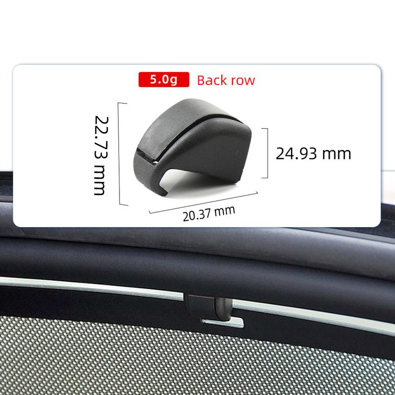 For BMW 5 Series E60 02-10 E61 04-10 E39 95-02 51168193949 Rear Shade Curtain Sun Blind Hook Sunshade Hook Fixing Clip