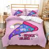 Bed Three-Piece Rainbow Star Illustration Series Unicorn 3D Digital Printing Kit