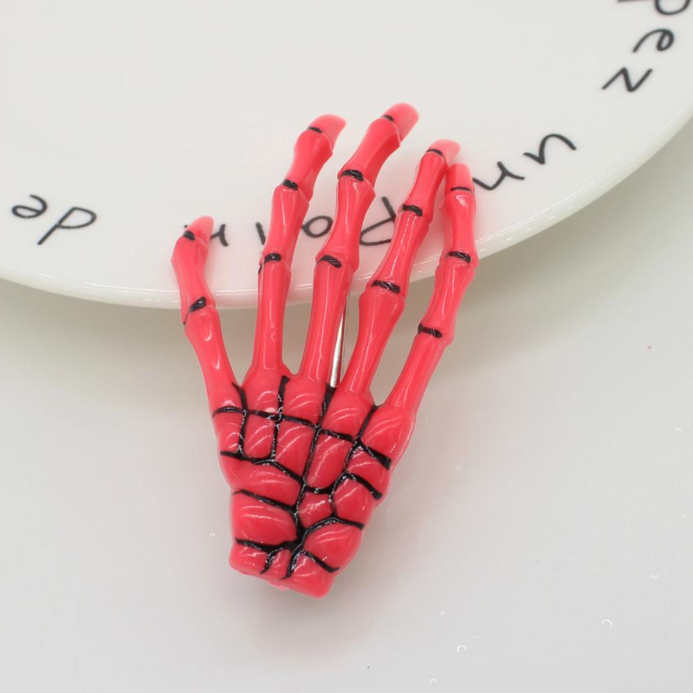 Μόδα Punk Skull Paw φουρκέτα Exaggerated Skull Bone Hand Claws στολίδια μαλλιών