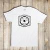 California Original Born And Raised Seal Hometown Local Swag White Tee Shirt