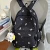 Schoolbag Small Fresh Sweet Soft Girl Backpack Large Capacity Lightweight Weight Casual Backpack Cartoon Cute Schoolbag Schoolgirl