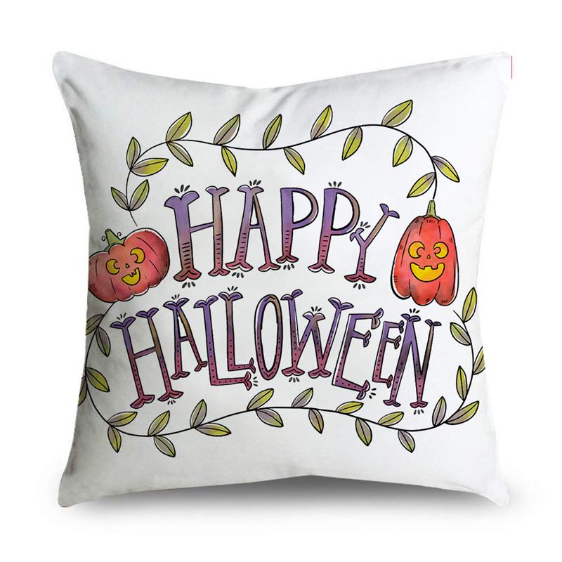 Happy Easter Halloween printed pattern cushion cover for home living room sofa decoration square polyester pillowcase