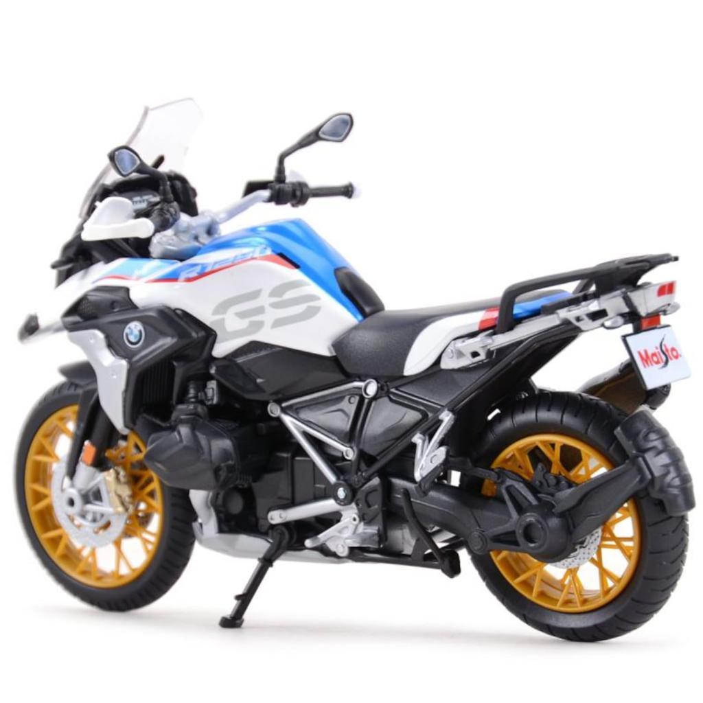 Maisto 1/12 Scale BMW R 1250 GS White/Blue / Diecast Model Car Motorcycle Finished Model 20100