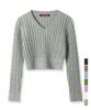 VIVACIOUS V-Neck Cable Knit_7Colors