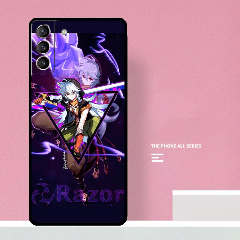 Razor Genshin Impact fanart Phone Case For Samsung Galaxy S25 S26 Ultra S20 S21 S22 S23 S24 Plus S10 S25 FE Cover Coque