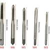 5PCS/Set M3 M4 M5 M6 M8 Machine Spiral Point Straight Fluted Screw Thread Metric Plug Hand Tap Drill