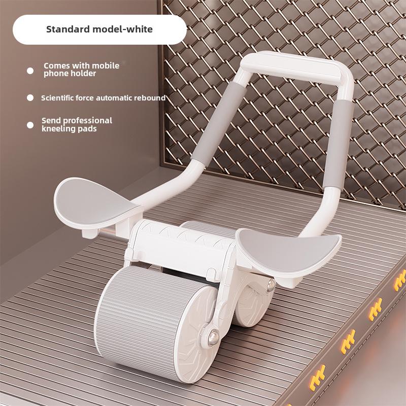 Břišní kolečko s automatickým odrazem: Podpora loktů pro muže a ženy – domácí fitness nástroj pro trénink břicha a jádra