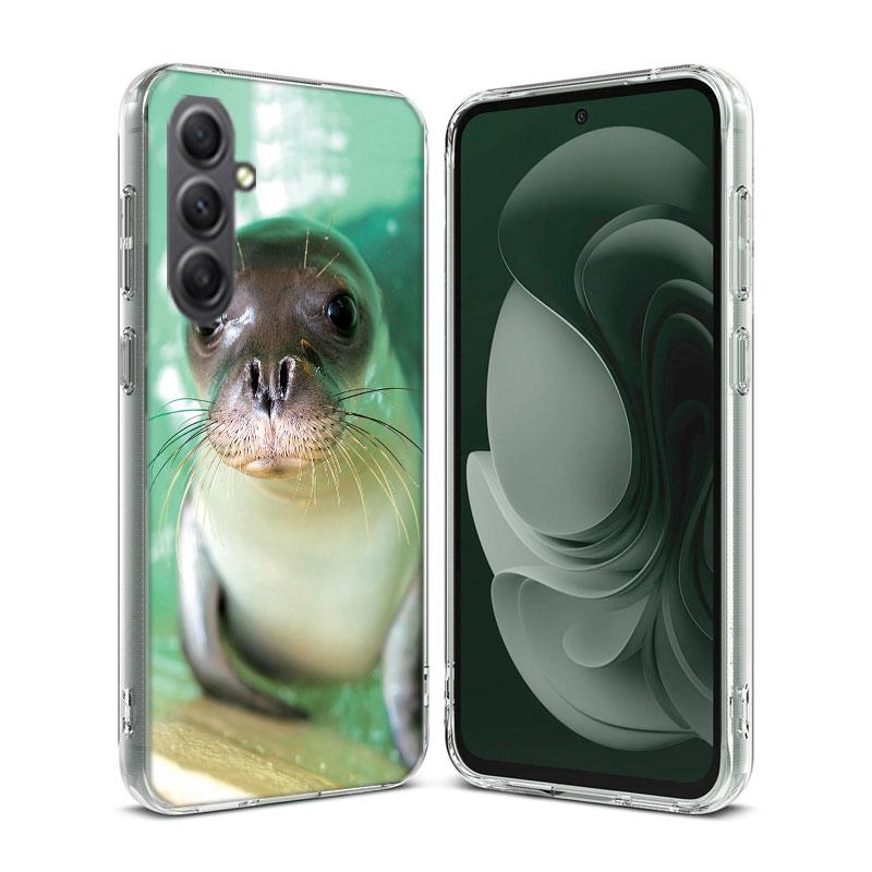 Seal Alert Phone Case for Samsung A16 A26 A36 A56 A17 A37 A57 A07 A06 A02S A03 A04S A05S Galaxy Note 20 10 A50S A71 A51 A31 A30