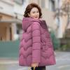 Down Cotton-padded Clothes Women's Long Winter Cotton-padded Clothes New Velvet Medium Cotton-padded Jacket