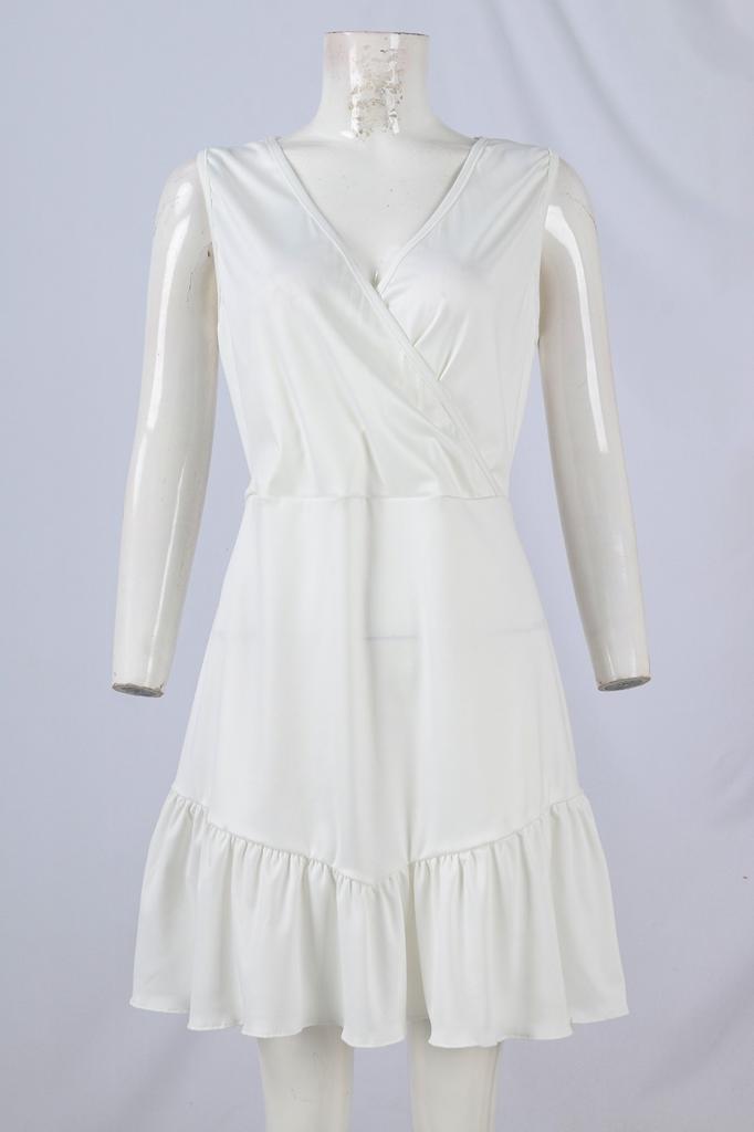 Ladies Casual Fashion V-Neck Sleeveless Print Dress