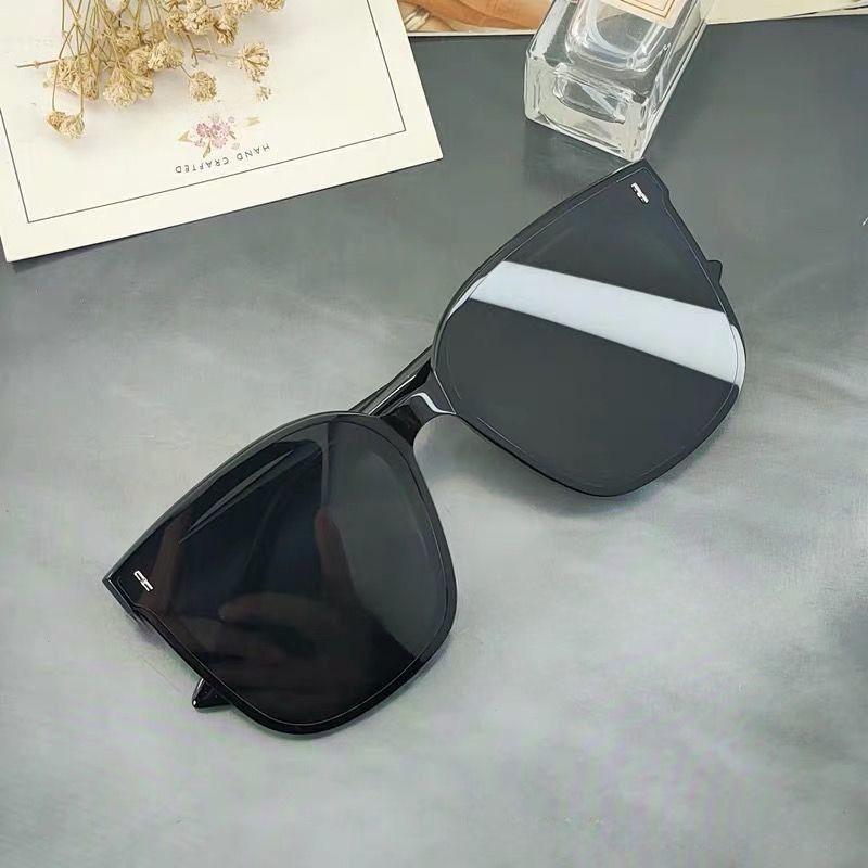 Trendy Korean G-Style Sunglasses for Men & Women, Slimming Big Face Anti-UV