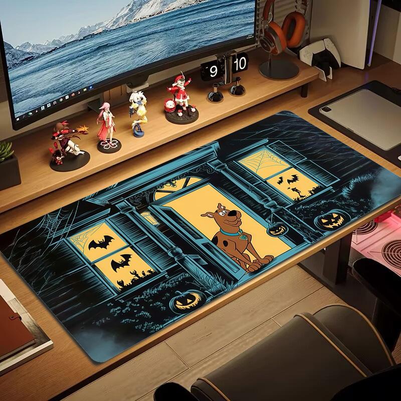 Scooby‑Doo2 Print Cushion Non-slip Laptop Tablet Big Mousepad XXL Mat Mini PC Playmat With Lock edge