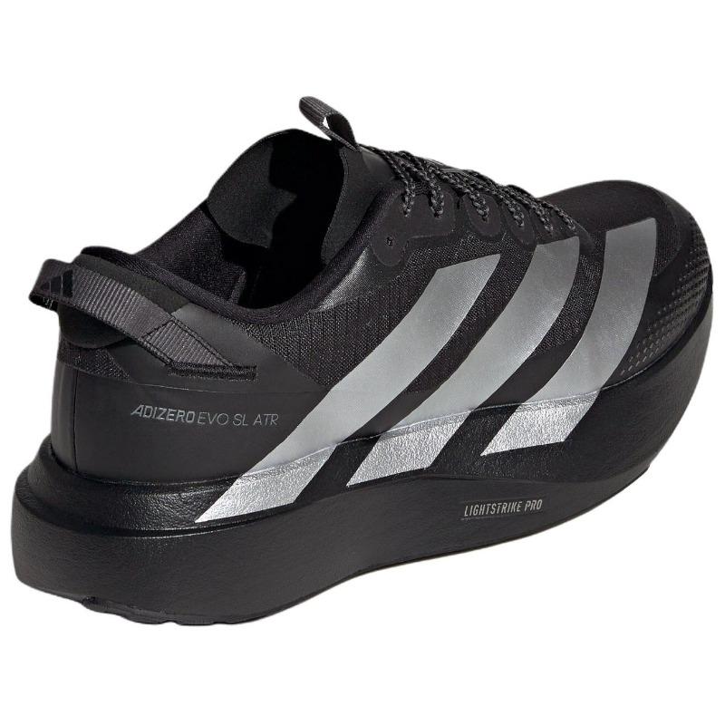 adidas Adizero Evo SL ATR Core Black Silver Metallic Men Sneakers Grey-Five KK2683