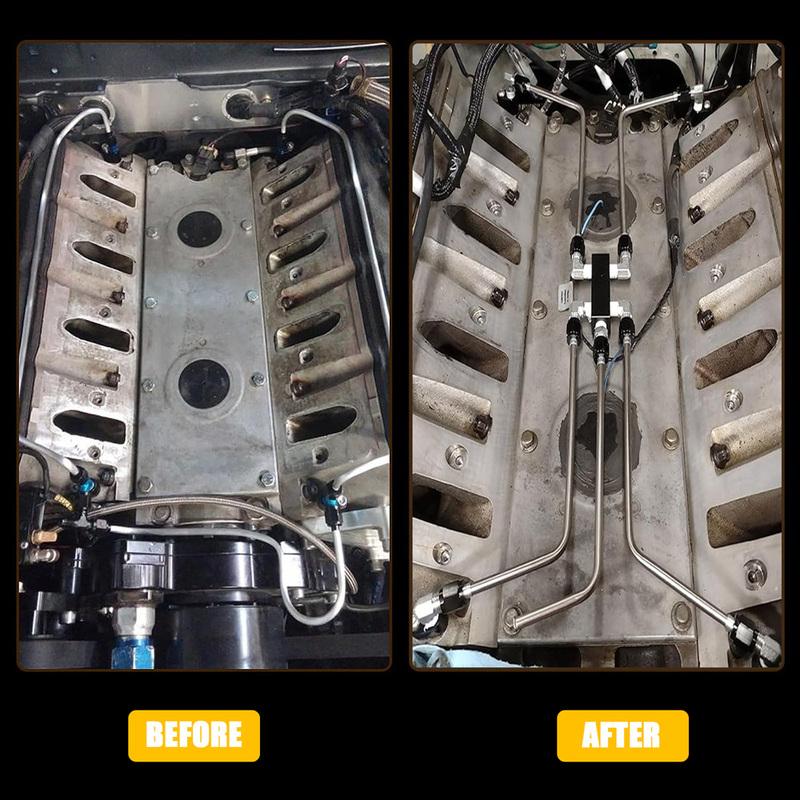 Sada pro odvzdušnění par chladicí kapaliny LS, Nerezová propojovací trubka chladicí kapaliny LS Sada parních portů Kompatibilní s LS1 LS2 LS3 LS6