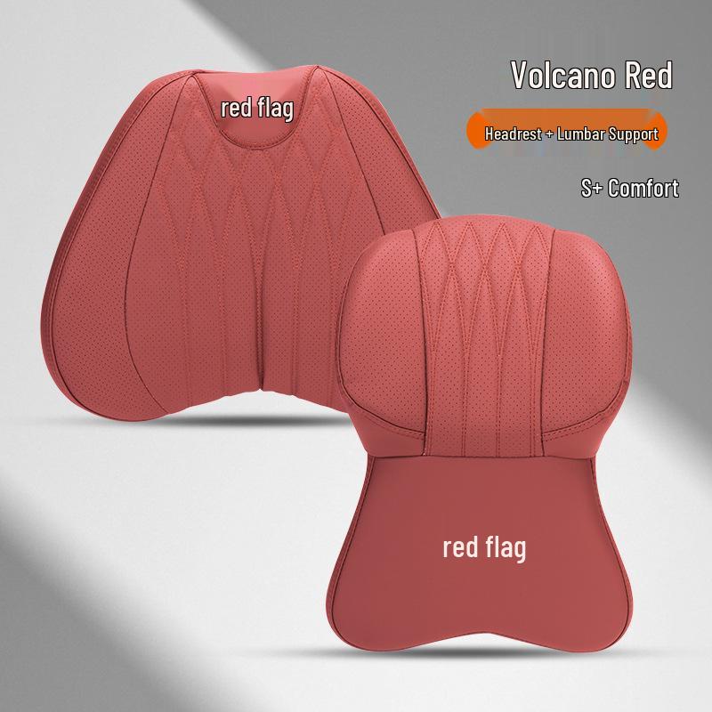 Hongqi Car Neck and Lumbar Support Cushion for HS5, HS7, H9, E-QM5, H5