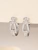 Horseshoe Stud Earrings with Diamonds High-quality Jewelry Gifts for Daily Wear, Men and Women Are Not Limited